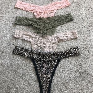 Victoria’s Secret All Lace Thongs